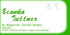 bianka tullner business card